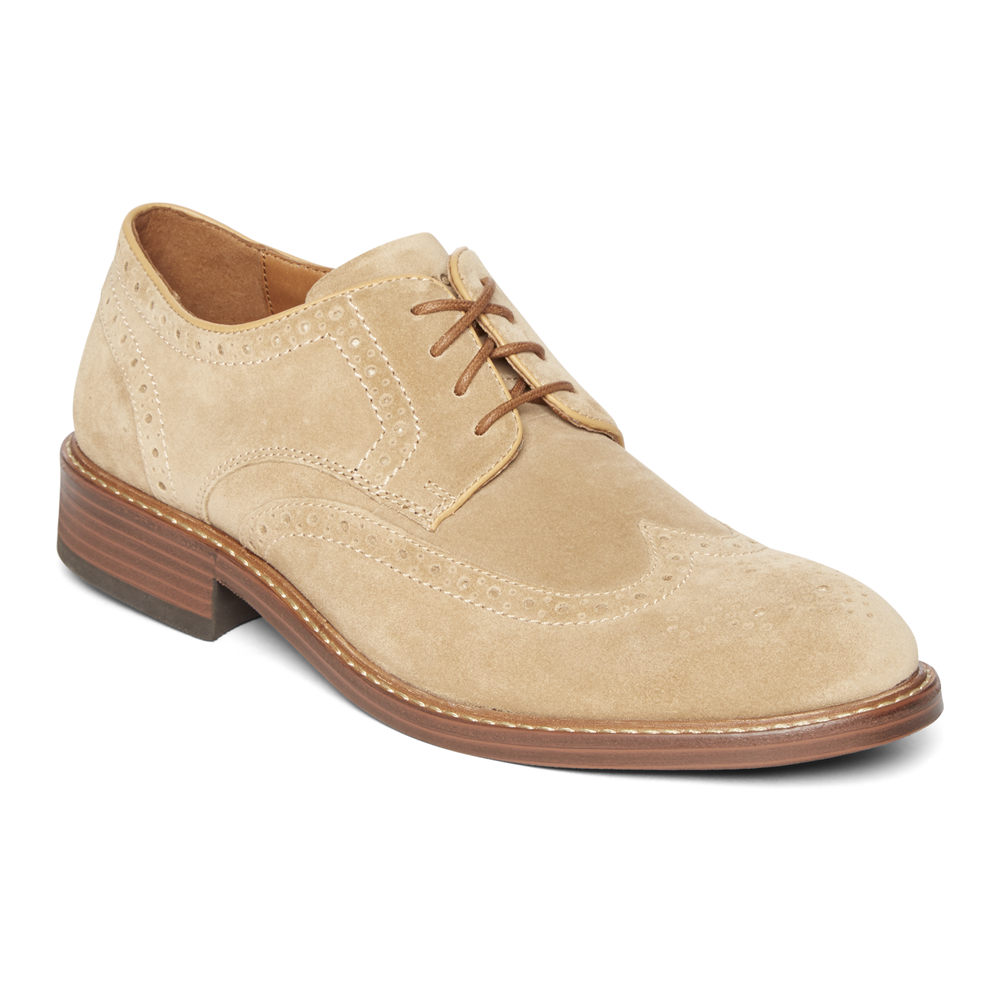 Rockport Snøre Sko Herre Khaki - Kenton Wingtip - ATOX76403